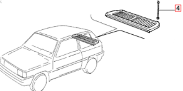 Tragseil, Halteseil Heckablage (180719680), FIAT / Lancia Original Teil